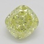 1.0 Ct. Fancy Yellow Cushion Diamond