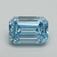 8.54 Ct. Fancy Vivid Blue Emerald Lab Grown Diamond