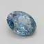 2.01 Ct. Fancy Vivid  Blue Oval Lab Grown Diamond