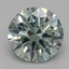 0.70 Ct. Fancy Vivid Green Round Lab Grown Diamond