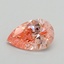 0.74 Ct. Fancy Vivid Pink Pear Lab Grown Diamond