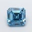 2.09 Ct. Fancy Vivid  Blue Asscher Lab Grown Diamond