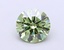 1.11 Ct. Fancy Vivid Green Round Lab Grown Diamond