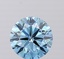 1.40 Ct. Fancy Vivid  Blue Round Lab Grown Diamond