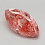 2.14 Ct. Fancy Vivid Pink Marquise Lab Grown Diamond