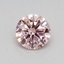 0.33 Ct. Fancy Intense Pink Round Lab Grown Diamond