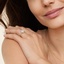 18K Yellow Gold Petite Selene Three Stone Diamond Ring (1/10 ct. tw.), smalladditional view 1