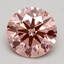 2.13 Ct. Fancy Intense Pink Round Lab Grown Diamond