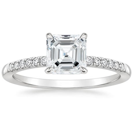 18K White Gold Petite Viviana Diamond Bridal Set (1/4 ct. tw.)