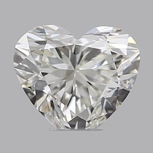 Heart diamond — real photo