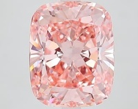 0.76 Ct. Light Pink Cushion Diamond