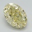 3.15 Ct. Fancy Vivid Yellow Oval Lab Grown Diamond