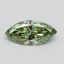 1.00 Ct. Fancy Vivid Green Marquise Lab Grown Diamond
