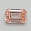 1.06 Ct. Fancy Intense Pink Emerald Lab Grown Diamond