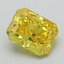 2.25 Ct. Fancy Vivid Yellow Radiant Lab Grown Diamond