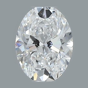 Oval diamond — real photo