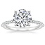 18K White Gold Dominique Diamond Ring (1/3 ct. tw.), smalltop view