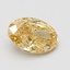 1.51 Ct. Fancy Vivid Yellow Oval Lab Grown Diamond
