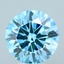 5.01 Ct. Fancy Vivid Blue Round Lab Grown Diamond
