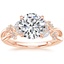 14K Rose Gold Summer Blossom Diamond Ring (1/4 ct. tw.), smalltop view