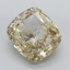 25.10 Ct. Fancy Intense  Yellow Cushion Lab Grown Diamond