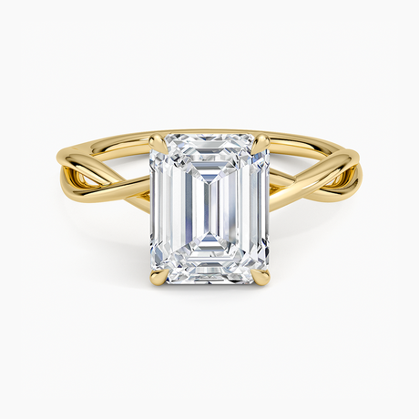 Alya Twist Solitaire Ring - Brilliant Earth