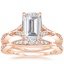 14KR Moissanite Zinnia Diamond Bridal Set (1/2 ct. tw.), smalltop view