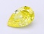 1.06 Ct. Fancy Vivid  Yellow Pear Lab Grown Diamond