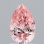1.05 Ct. Fancy Vivid Pink Pear Lab Grown Diamond