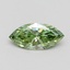 1.04 Ct. Fancy Vivid Green Marquise Lab Grown Diamond
