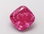 1.00 Ct. Fancy Vivid  Pink Cushion Lab Grown Diamond