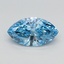 0.71 Ct. Fancy Vivid Blue Marquise Lab Grown Diamond