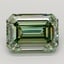 3.06 Ct. Fancy Vivid  Green Emerald Lab Grown Diamond