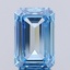 3.02 Ct. Fancy Vivid Blue Emerald Lab Grown Diamond