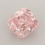 1.17 Ct. Fancy Vivid Pink Cushion Lab Grown Diamond