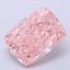 2.57 Ct. Fancy Vivid  Pink Cushion Lab Grown Diamond