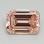 3.03 Ct. Fancy Intense Pink Emerald Lab Grown Diamond