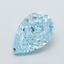 2.08 Ct. Fancy Vivid  Blue Pear Lab Grown Diamond