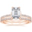 14K Rose Gold Arctica Diamond Ring with Luxe Sia Diamond Open Ring (1/5 ct. tw.)
