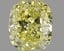 0.41 Ct. Fancy Intense Yellow Cushion Diamond