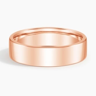Mojave 6mm Wedding Ring in 14K Rose Gold