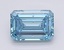 1.46 Ct. Fancy Vivid Blue Emerald Lab Grown Diamond