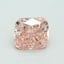 4.00 Ct. Fancy Vivid Pink Cushion Lab Grown Diamond