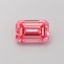 1.04 Ct. Fancy Vivid Pink Emerald Lab Grown Diamond