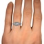 The Elam Ring, smallzoomed in top view on a hand