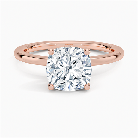 14K Rose Gold Sydney Perfect Fit Hidden Halo Diamond Ring