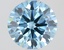 1.29 Ct. Fancy Vivid Blue Round Lab Grown Diamond