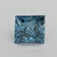 1.54 Ct. Fancy Vivid Blue Princess Lab Grown Diamond