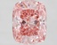 1.96 Ct. Fancy Vivid Pink Cushion Lab Grown Diamond