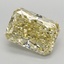 6.23 Ct. Fancy Intense Yellow Radiant Lab Grown Diamond
